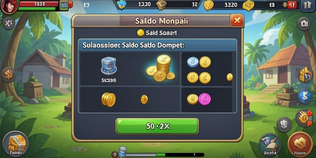 Tampilan utama game 9N9N yang menarik.