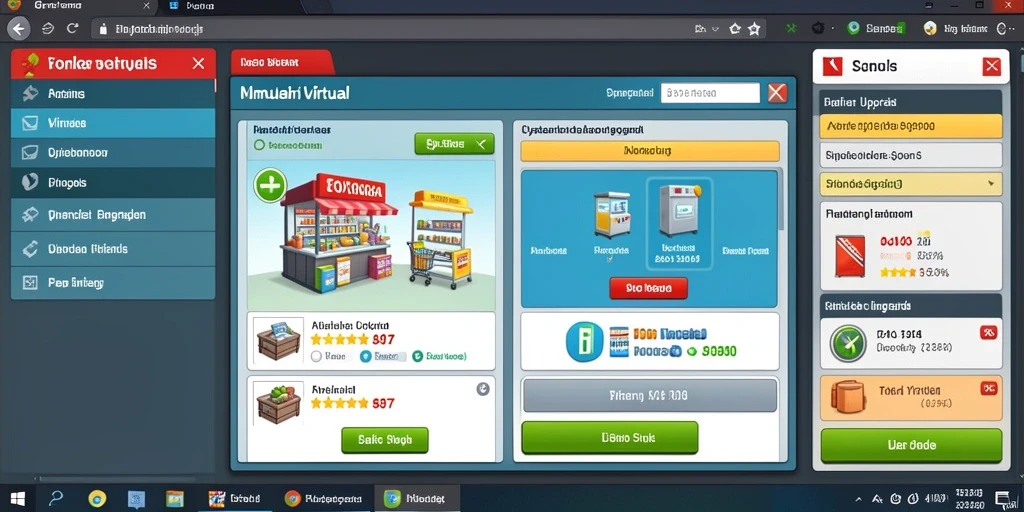 Screenshot menunjukkan tampilan antarmuka pengguna yang menarik.