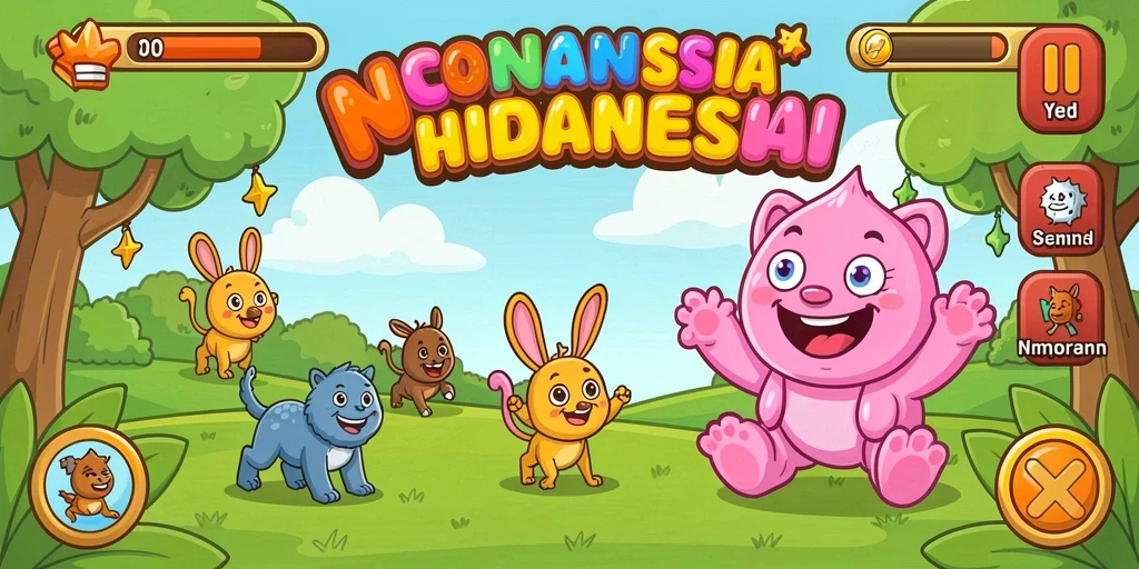 Tampilan awal yang menarik dan mudah dinavigasi.