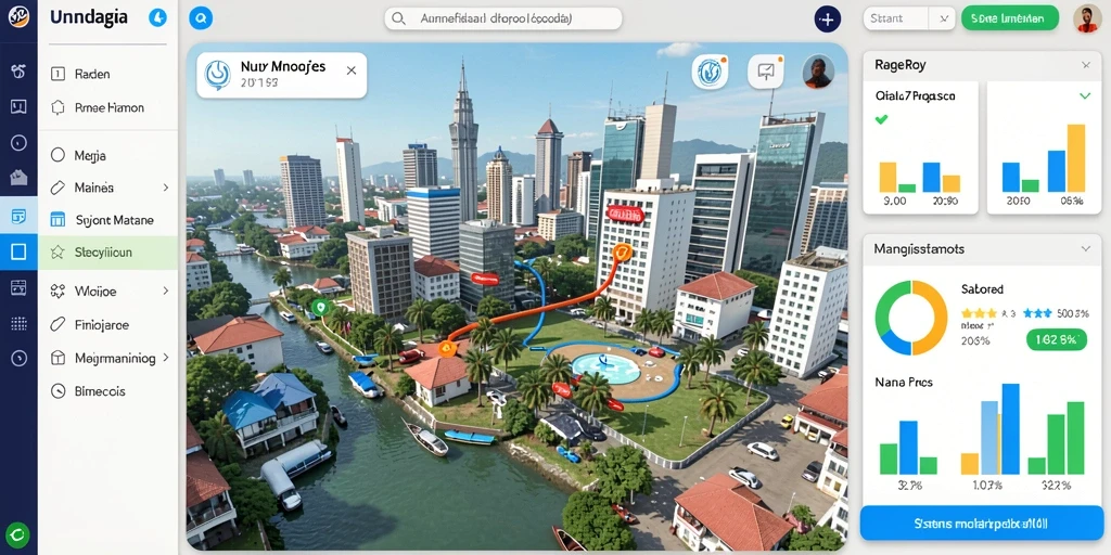 Screenshot menunjukkan tampilan level pertama yang menarik.