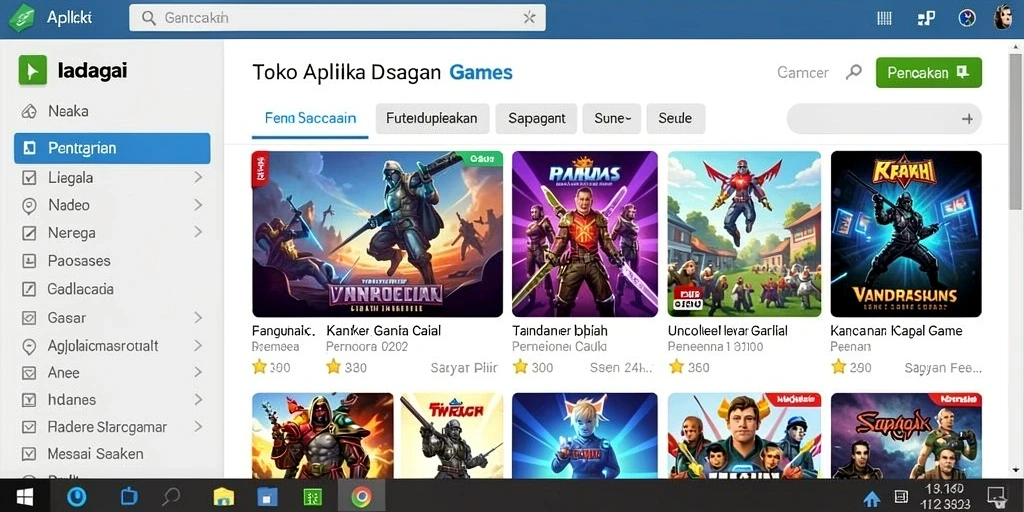 Tampilan antarmuka yang user-friendly dan menarik.