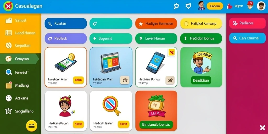 Tampilan utama KAKA303 yang atraktif dan mudah dinavigasi.