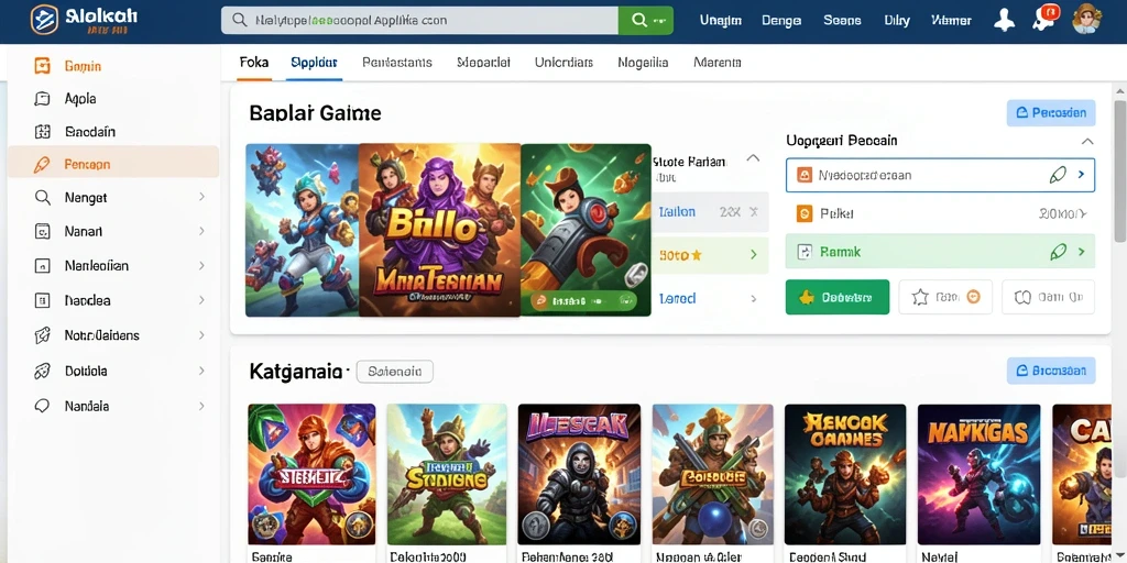 Tampilan antarmuka yang ramah pengguna dan menarik.