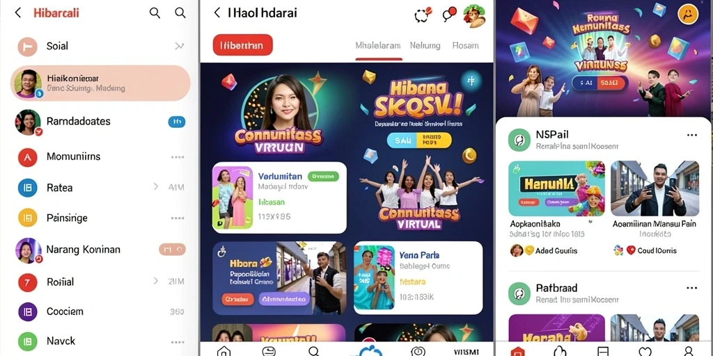 Tampilan antarmuka yang intuitif dan menarik.