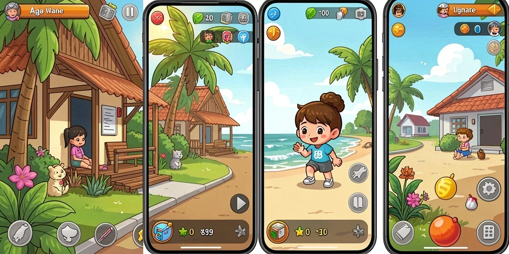 Gambaran grafis yang mengagumkan dalam T9999.