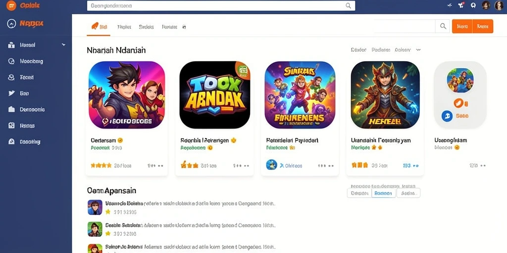 Tampilan antarmuka yang modern dan menarik.